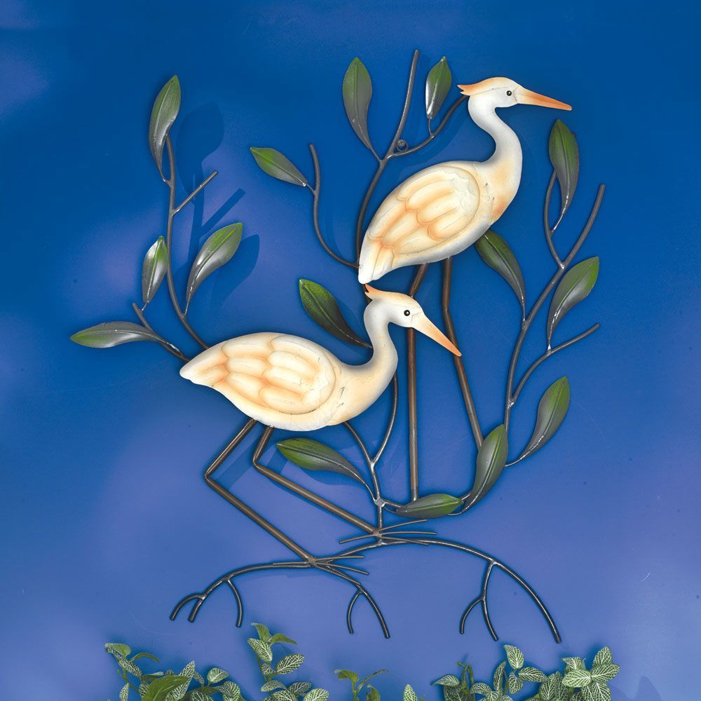 Heron Metal Wall Art | Bits And Pieces With Latest Heron Bird Wall Art (View 18 of 20)