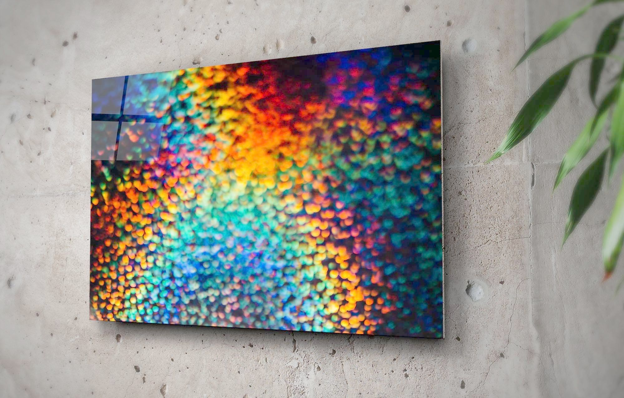 Holographic Wall Art Holo Rainbow Reflection Home Decor | Etsy With Most Recent Reflection Wall Art (View 6 of 20)