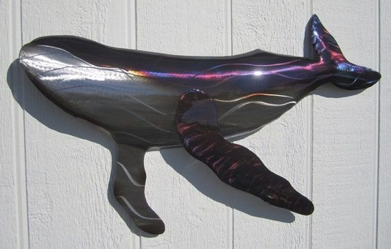 Humpback Whale 3d Metal Wall Sculpture Hand Shaped Original With Most Up To Date Humpback Whale Wall Art (View 10 of 20)