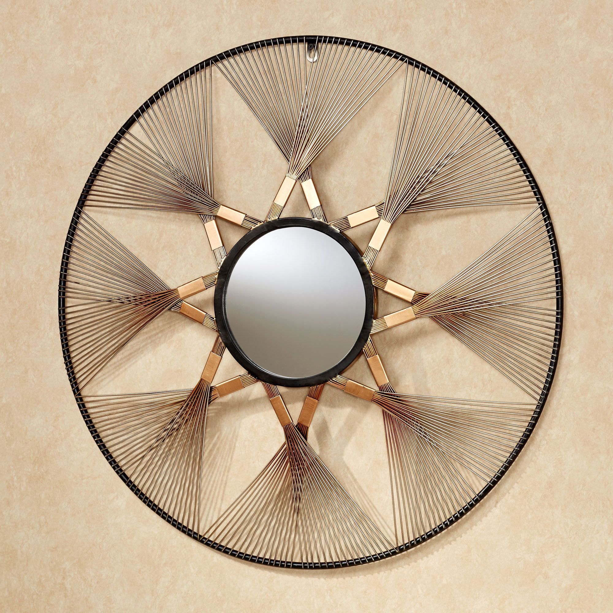Kwabena Round Mirrored Metal Wall Art With Regard To Most Recently Released Metal Mirror Wall Art (View 3 of 20)