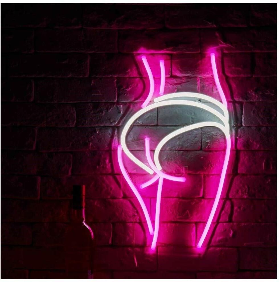 Lady Back Led Neon Sign Lights Art Wall Within Most Popular Starlight Wall Art (View 11 of 20)