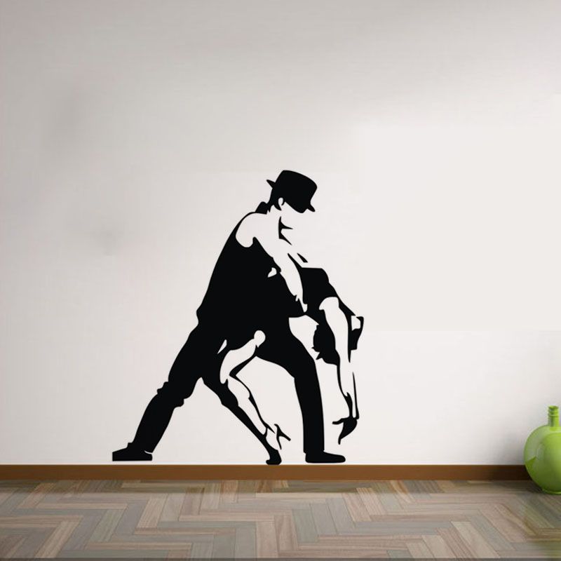 Latin Dance Wall Decor Sticker Vinyl Art Decals Wall Stickers Home For Most Recent Dancers Wall Art (Gallery 20 of 20)