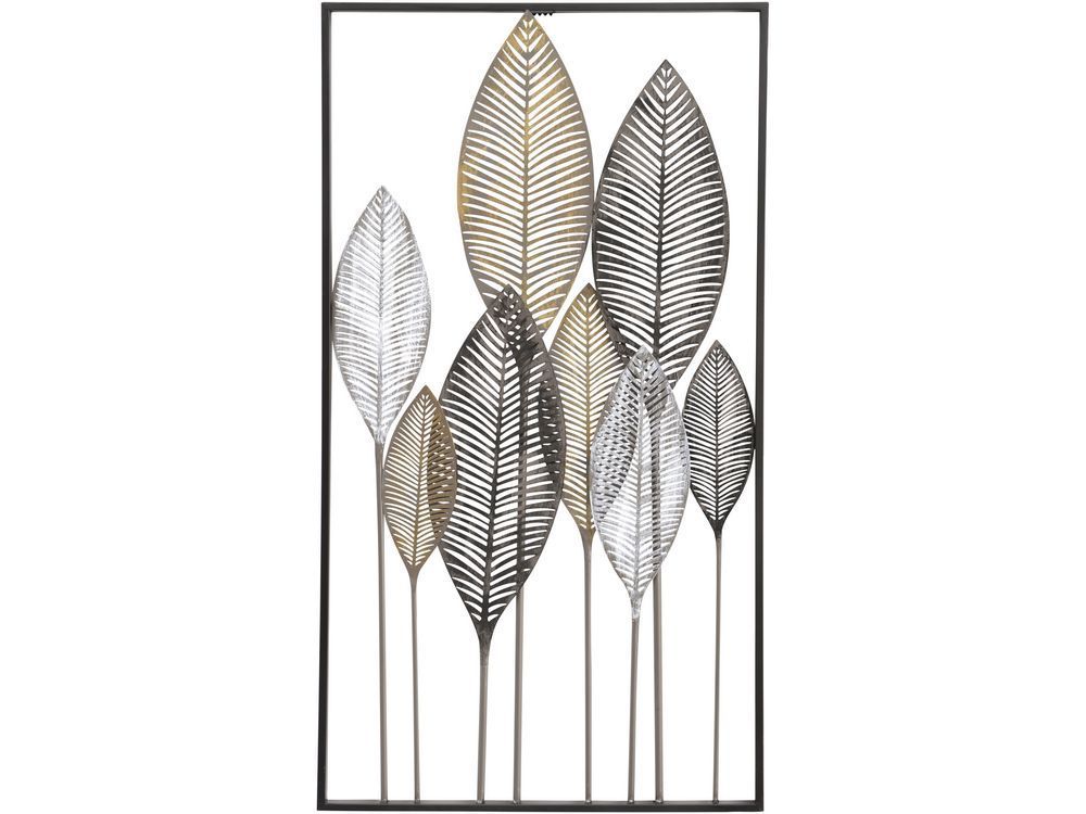 Leaves Metal Wall Art | Exotic Leaf Metal Wall Decor Inside Best And Newest Pierced Metal Leaf Wall Art (View 11 of 20)