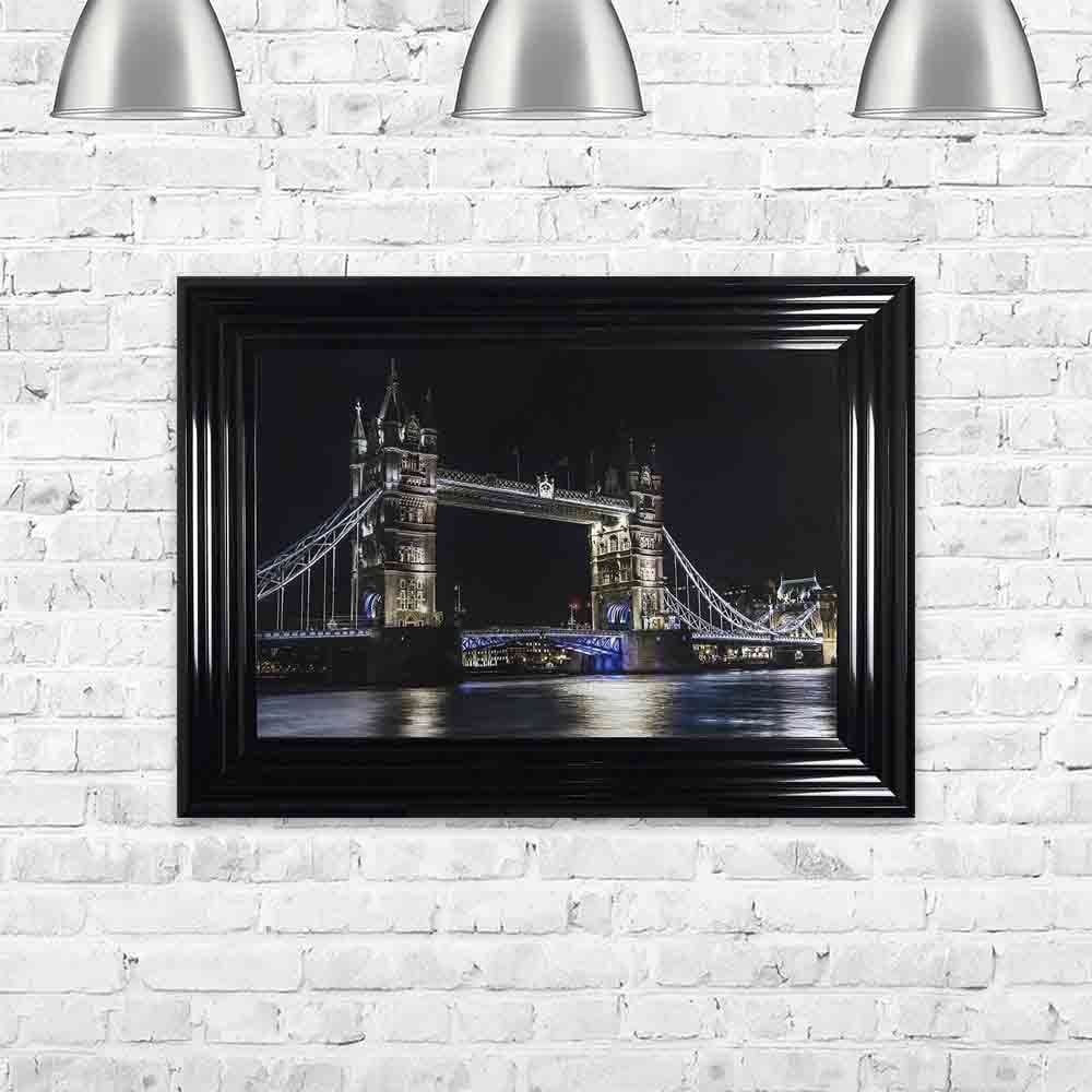 London's Tower Bridge At Night Framed Wall Artshh Interiors With Regard To Newest Tower Wall Art (View 14 of 20)