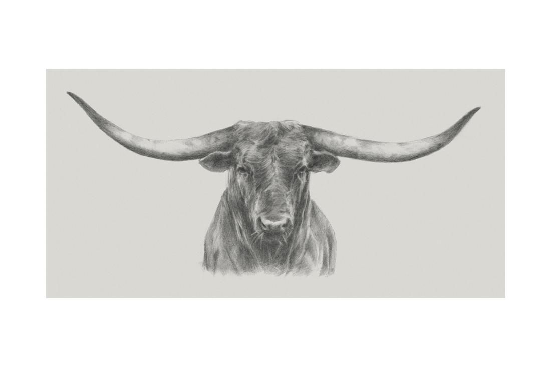 Longhorn Bull Print Wall Art – Walmart – Walmart Within Current Long Horn Wall Art (View 12 of 20)