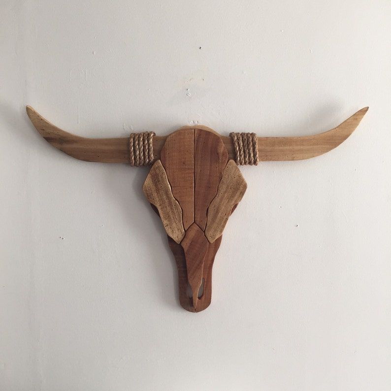 Longhorn Rustic Wall Decor | Etsy Within Most Up To Date Long Horn Wall Art (Gallery 19 of 20)