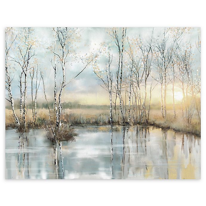 Masterpiece Art Gallery Calm Reflections Canvas Wall Art | Bed Bath With Regard To Recent Reflection Wall Art (View 9 of 20)