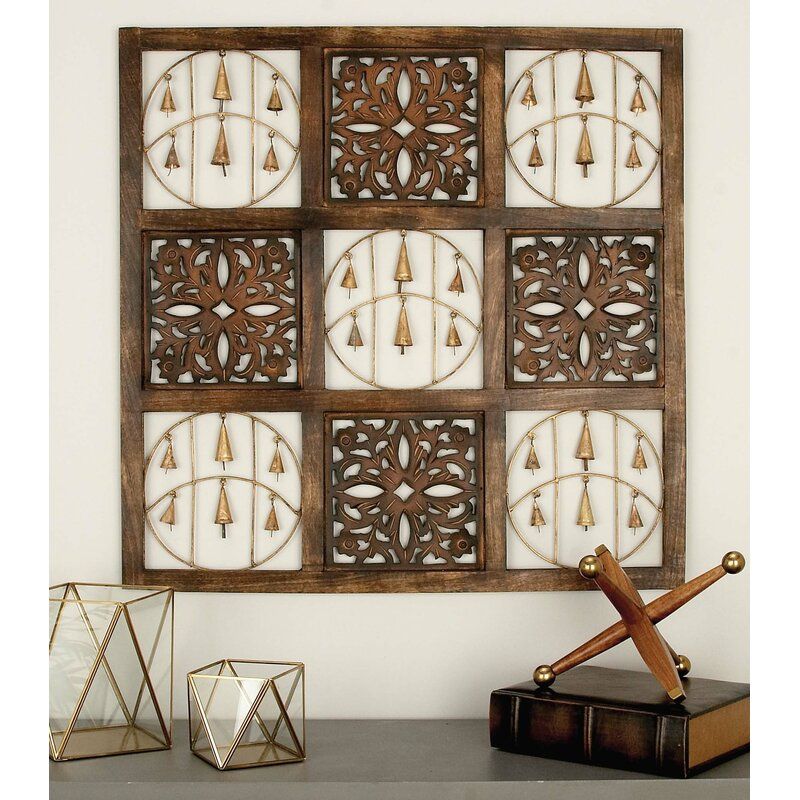 Metal And Wood Panel Wall Décor & Reviews | Birch Lane Within Most Current Metallic Rugged Wooden Wall Art (View 2 of 20)