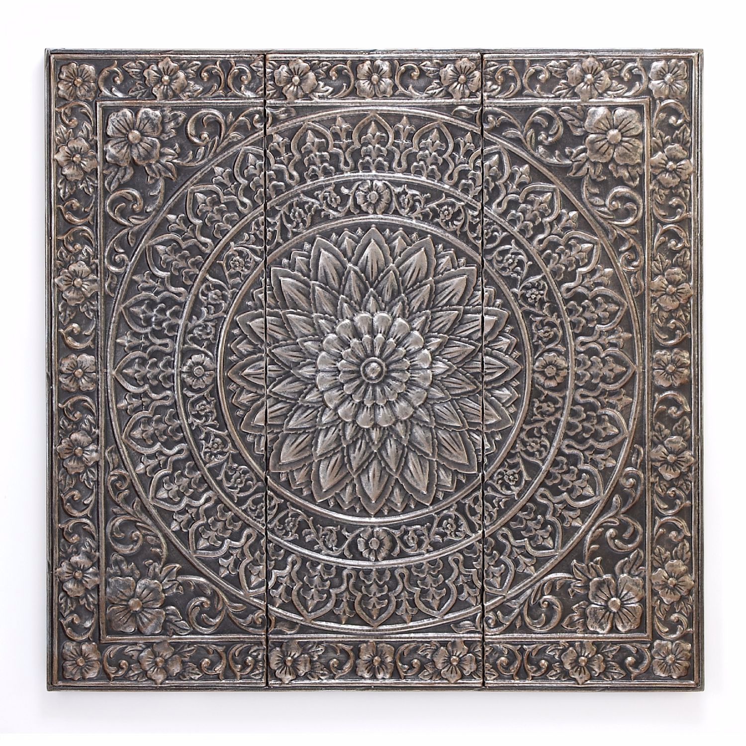 Metal Square Medallion Wall Decor | 80951 Cp2 | Uma Enterprises | Afw Throughout Most Recently Released Square Brass Wall Art (View 16 of 20)