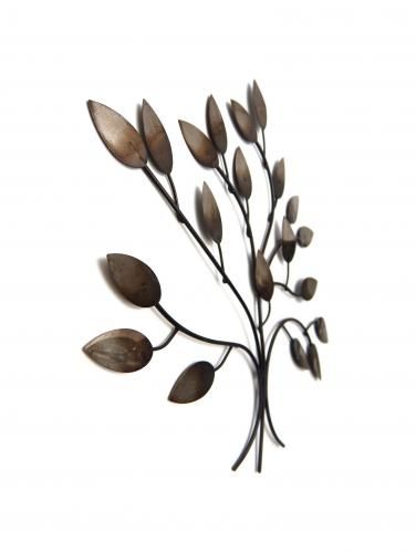 Metal Wall Art – Antique Silver Tree Branch With Regard To 2017 Trees Silver Wall Art (Gallery 19 of 20)