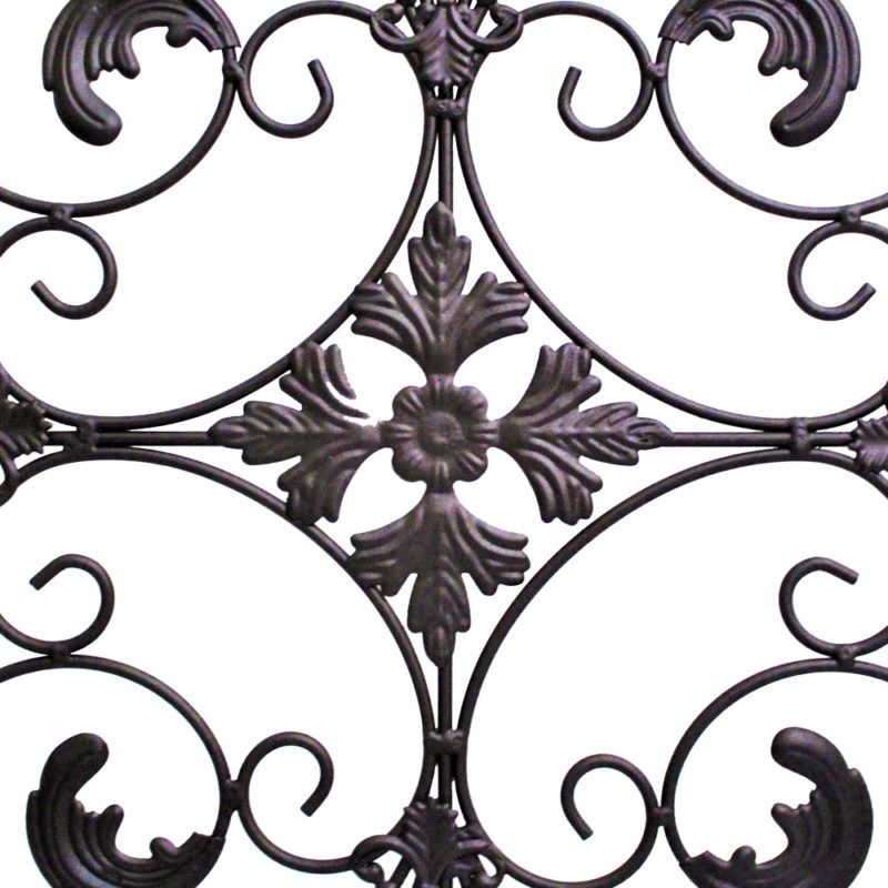 Metal Wall Decor, Decorative Victorian Style Hanging Art, Steel Decor Pertaining To Newest Arched Metal Wall Art (View 7 of 20)