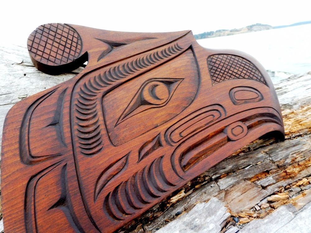 Northwest Coast First Nations Native Art Carving: Thunderbird Wall Inside 2017 Northwest Wall Art (Gallery 19 of 20)