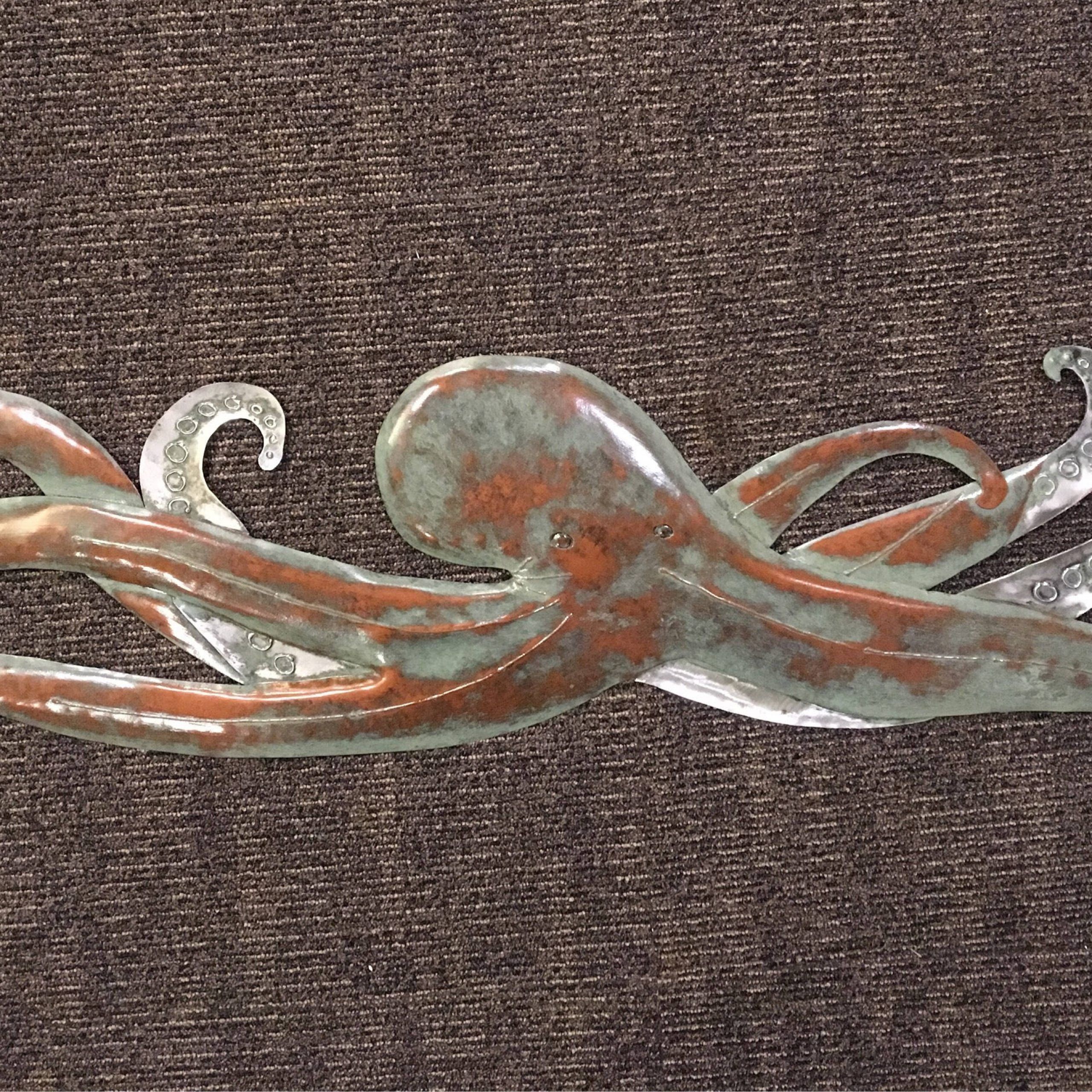 Octopus Metal 48in Handmade Wall Art Sculpture Free Shipping In The Us Intended For 2017 Octopus Metal Wall Sculptures (View 13 of 20)