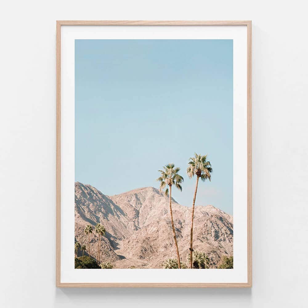 Palm Springs Mountains | Framed Print Or Canvas Wall Art | 41 Orchard Regarding Newest Desert Palms Wall Art (View 5 of 20)