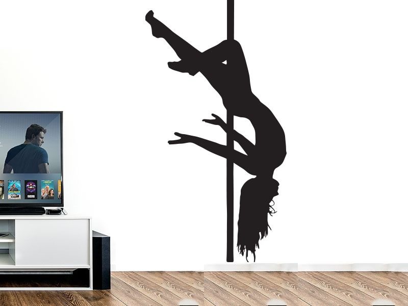 Pole Dancer Wall Art | Vinyl Decal | Lettering Direct Intended For Current Dancers Wall Art (View 18 of 20)