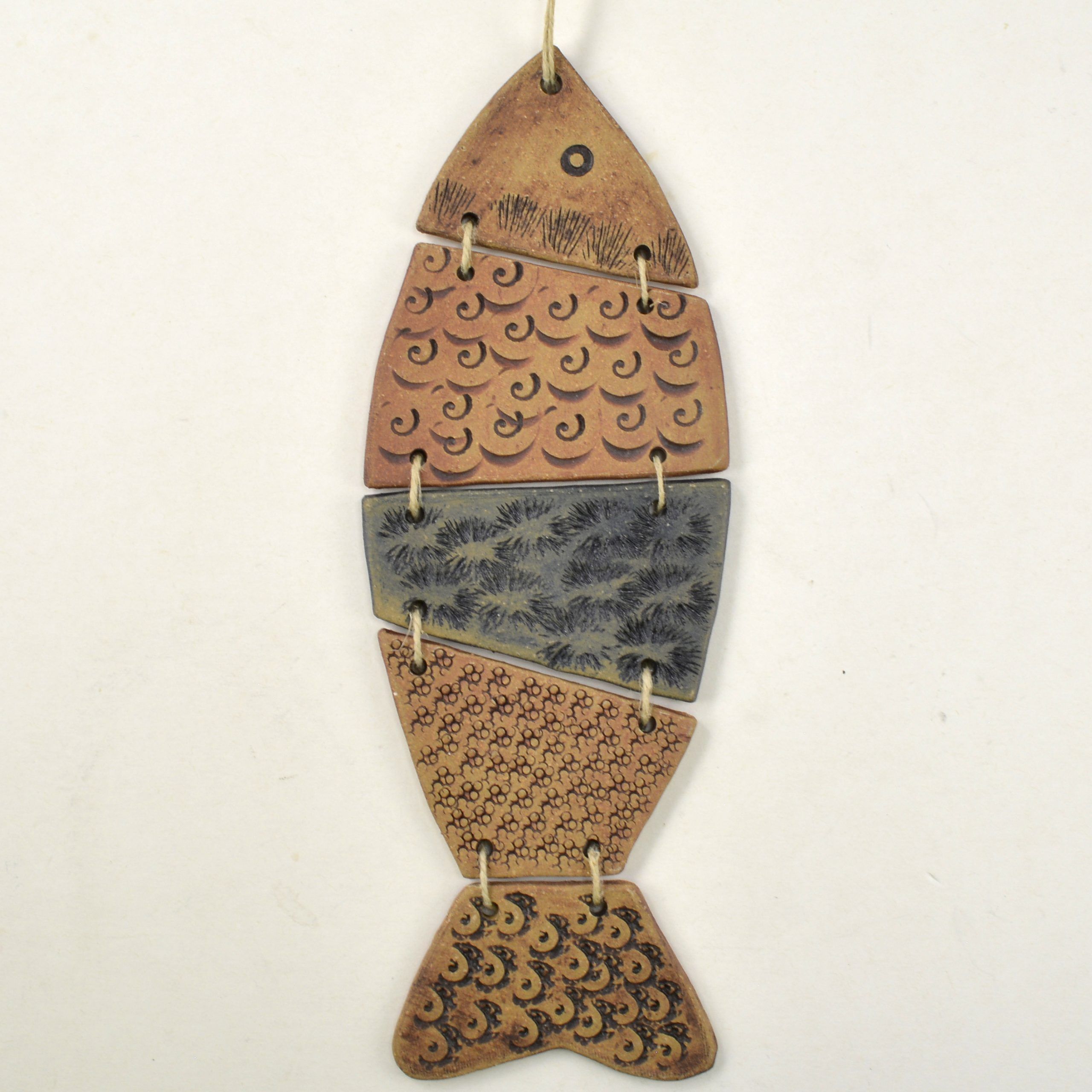 Pottery Fish Wall Decor – Seagrapes Studio Within Recent Fish Wall Art (View 14 of 20)