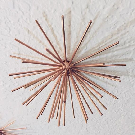 Rose Gold Burst Metal Decor | Silver Metal Wall Art, Gold Metal Wall Intended For Most Recent Gold And Silver Metal Wall Art (View 11 of 20)