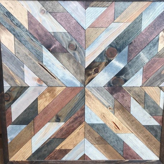 Rustic Modern Geometric Square Wood Wall Art | Wall Patterns, Wood In Most Current Antique Square Wall Art (View 17 of 20)