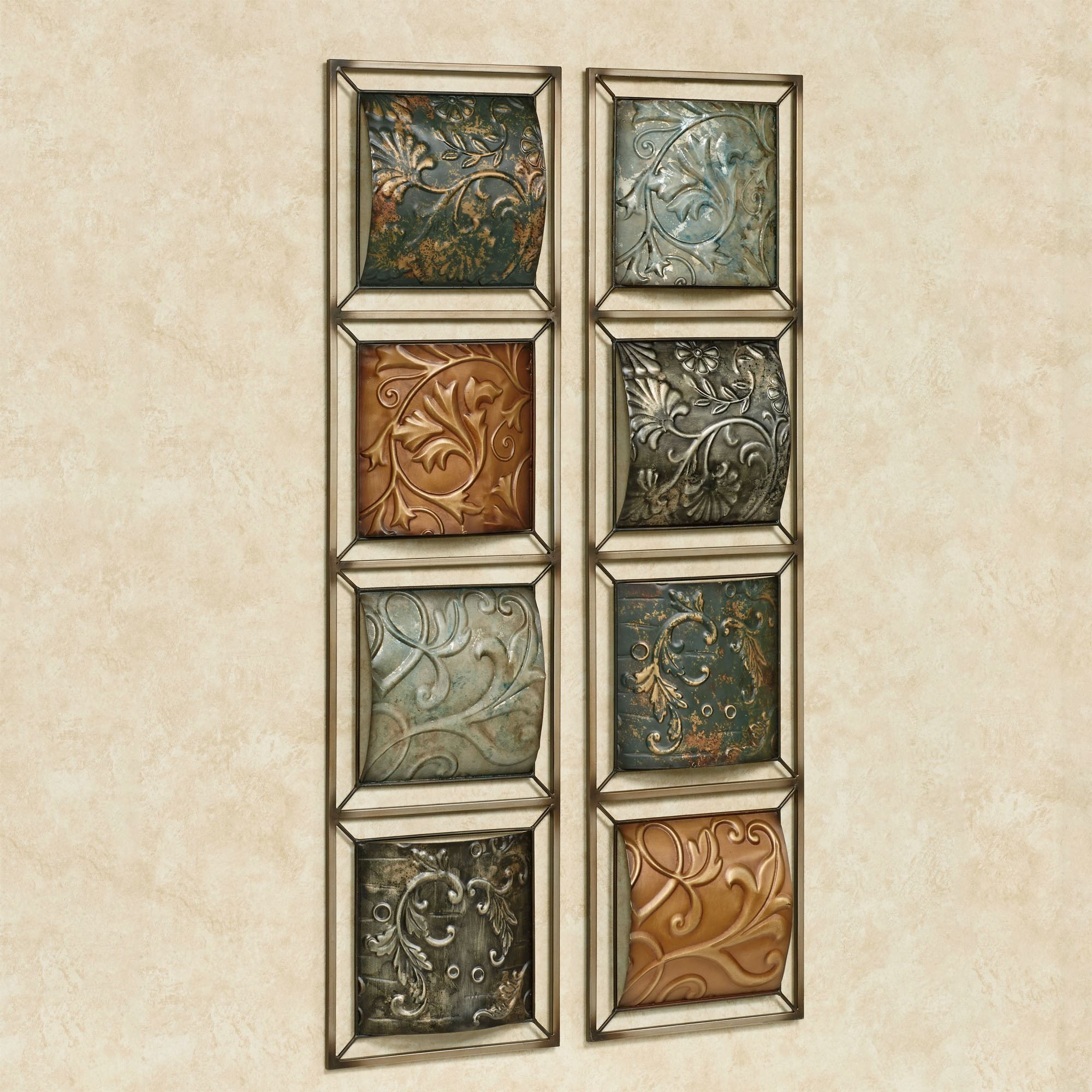 Sahlford Metal Wall Art Panel Set With Regard To Latest Charcoal Metal Wall Art (View 1 of 20)