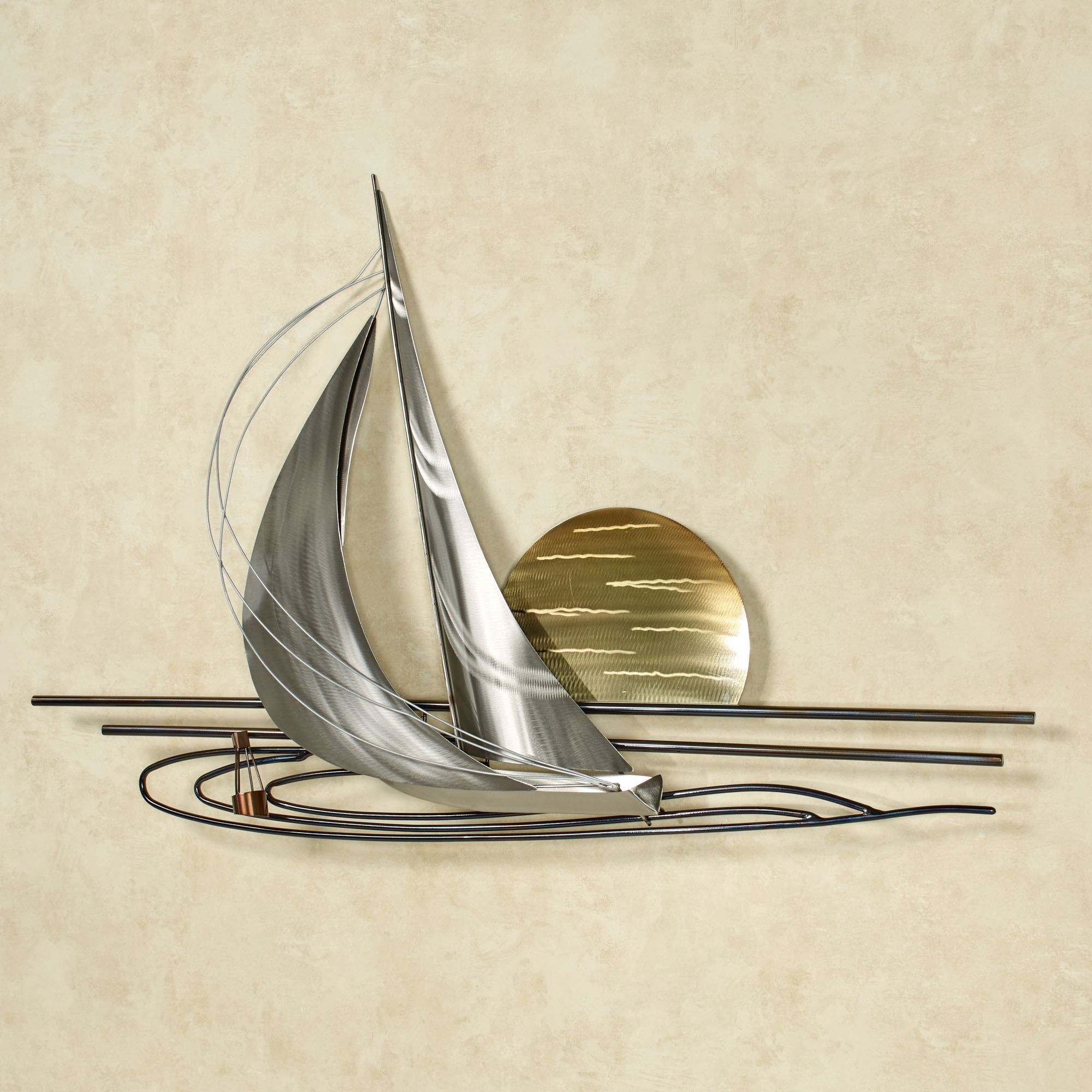 Sails At Sunset Metal Wall Sculpture With 2018 Ocean Metal Wall Art (View 11 of 20)