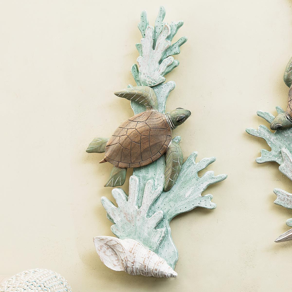 Sea Turtle & Shell Wall Art – Right Facing For 2017 Sea Wall Art (View 14 of 20)