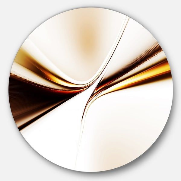 Shop Designart '3d Pink Silver Vertical Lines' Abstract Digital Art In Recent Glossy Circle Metal Wall Art (View 10 of 20)