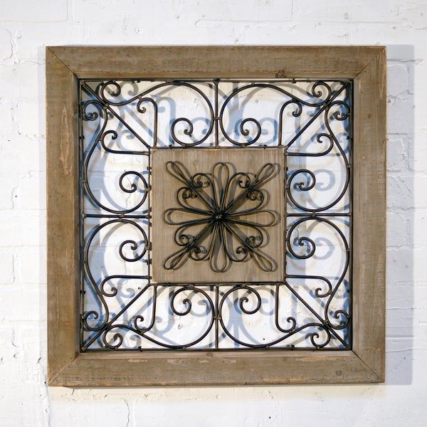 Shop Square Metal Wall Decor – Free Shipping Today – Overstock – 12916064 For Latest Square Brass Wall Art (View 13 of 20)
