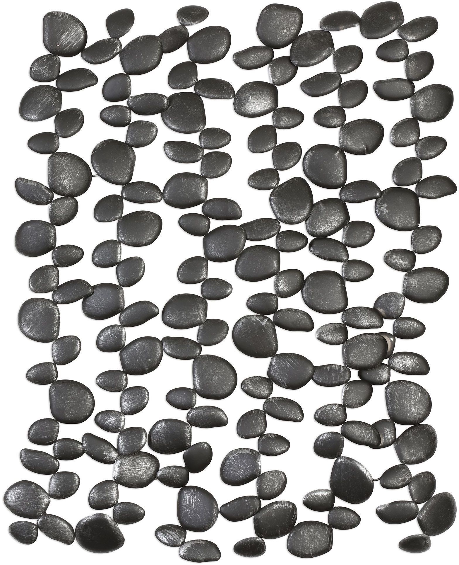Skipping Stones Forged Iron Wall Art From Uttermost | Coleman Furniture Intended For 2018 Stones Wall Art (Gallery 20 of 20)