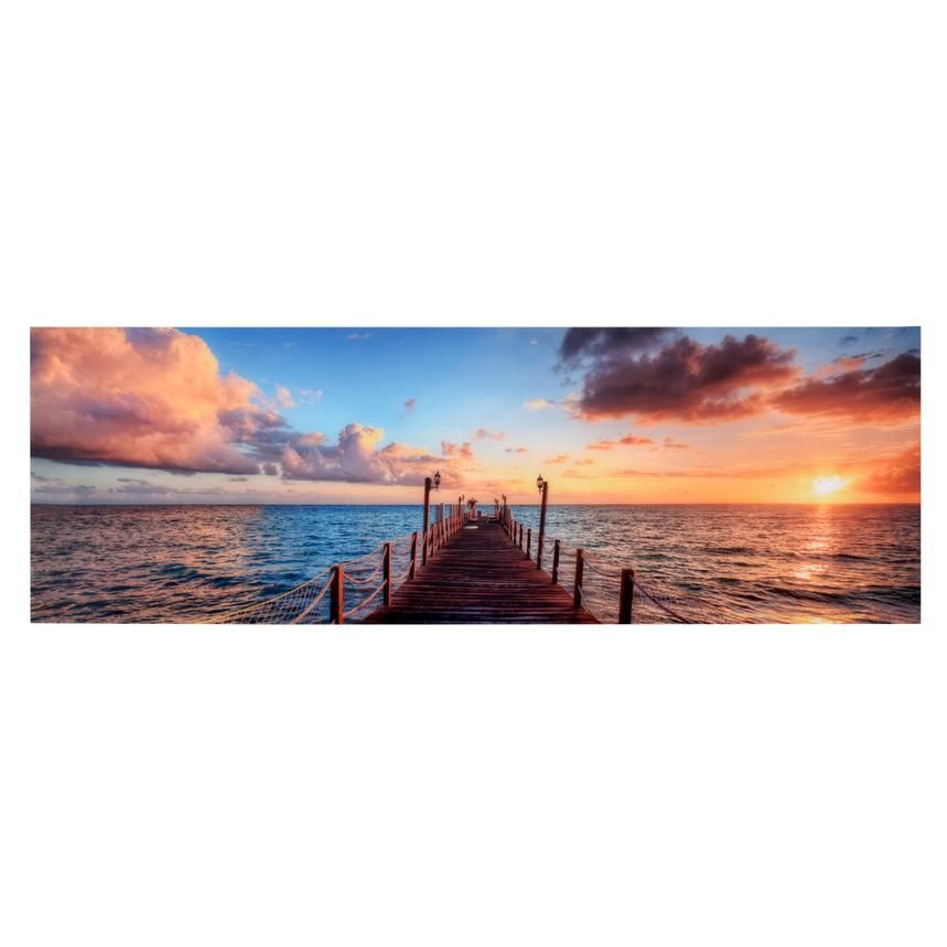Sunrise At The Pier Acrylic Wall Art | El Dorado Furniture Intended For Most Current Pier Wall Art (View 9 of 20)