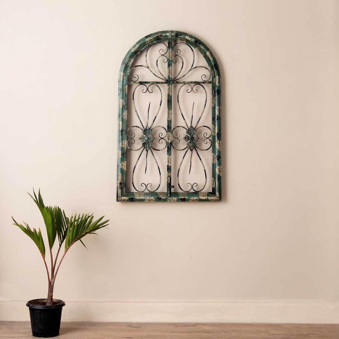 'the Arch' Rustic Window Wall Display | Sculptures, Metal Wall Regarding Most Current Arched Metal Wall Art (View 1 of 20)