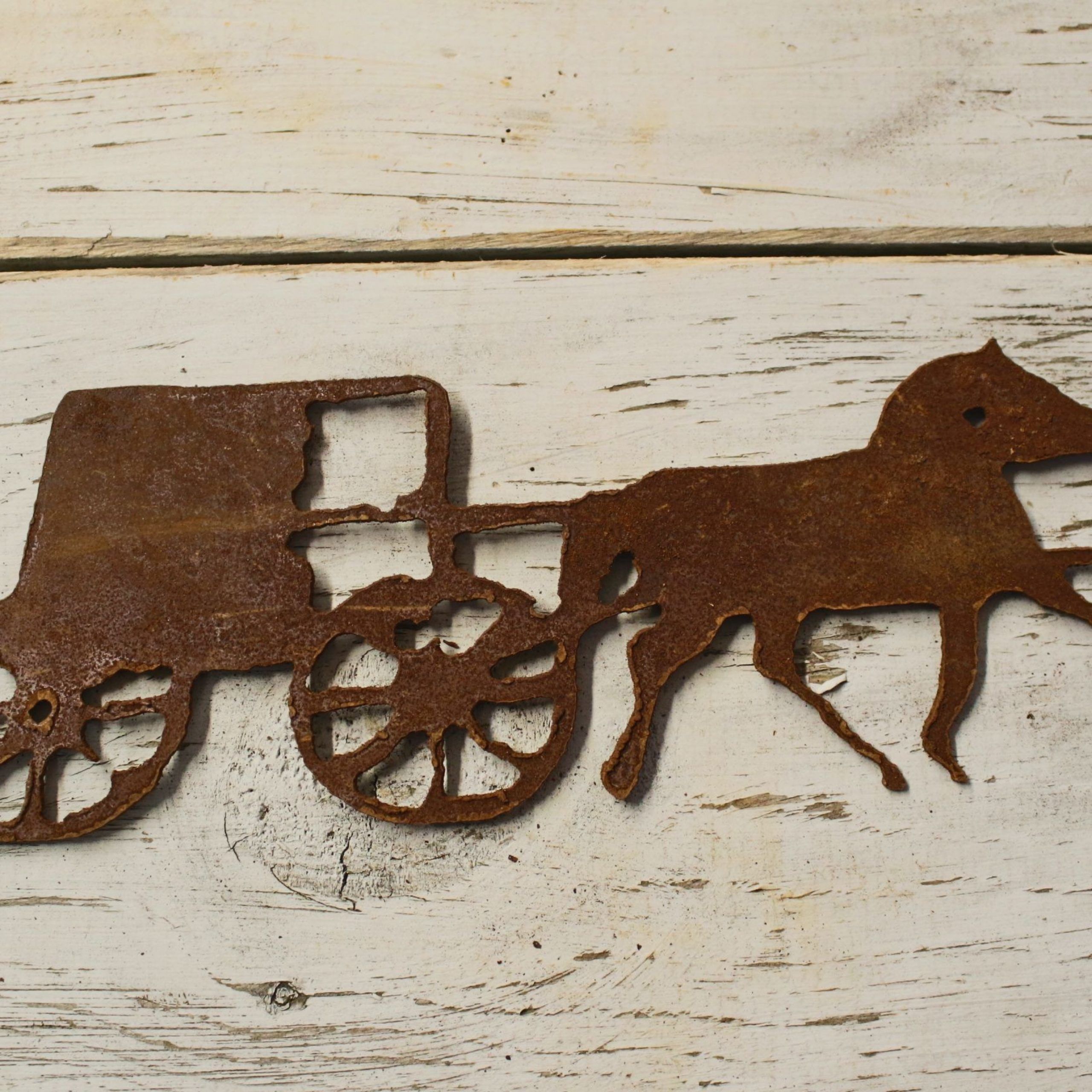 Thick Rusty Metal Amish Buggy | Metal Letter Wall Art, Rustic Metal Intended For Current Rust Metal Wall Art (View 16 of 20)