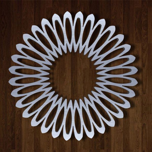 Unique Round Design Metal Wall Art Is Perfect For Traditional/modern In Best And Newest Glossy Circle Metal Wall Art (View 14 of 20)