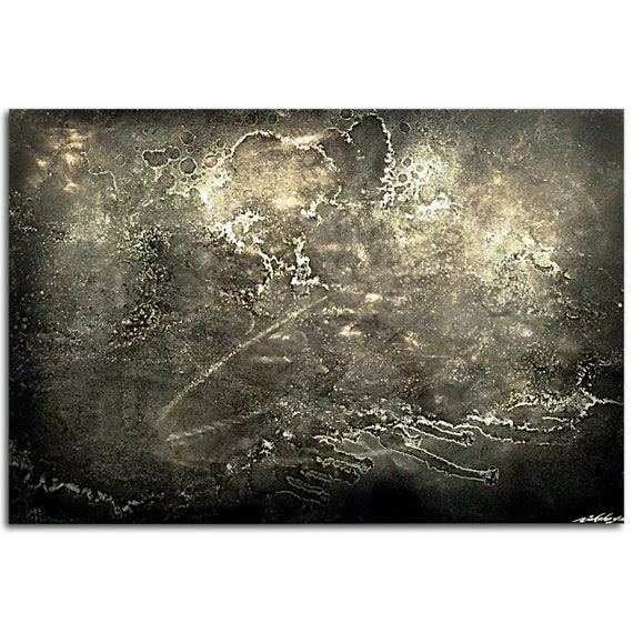 Urban Metal Wall Art 'black Crystal' Silver Grey &yustgallery Intended For Most Current Urban Metal Wall Art (View 19 of 20)