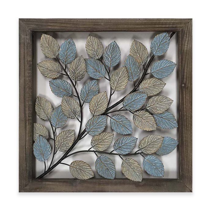 View A Larger Version Of This Product Image | Metal Tree Wall Art In Newest Pierced Metal Leaf Wall Art (View 12 of 20)