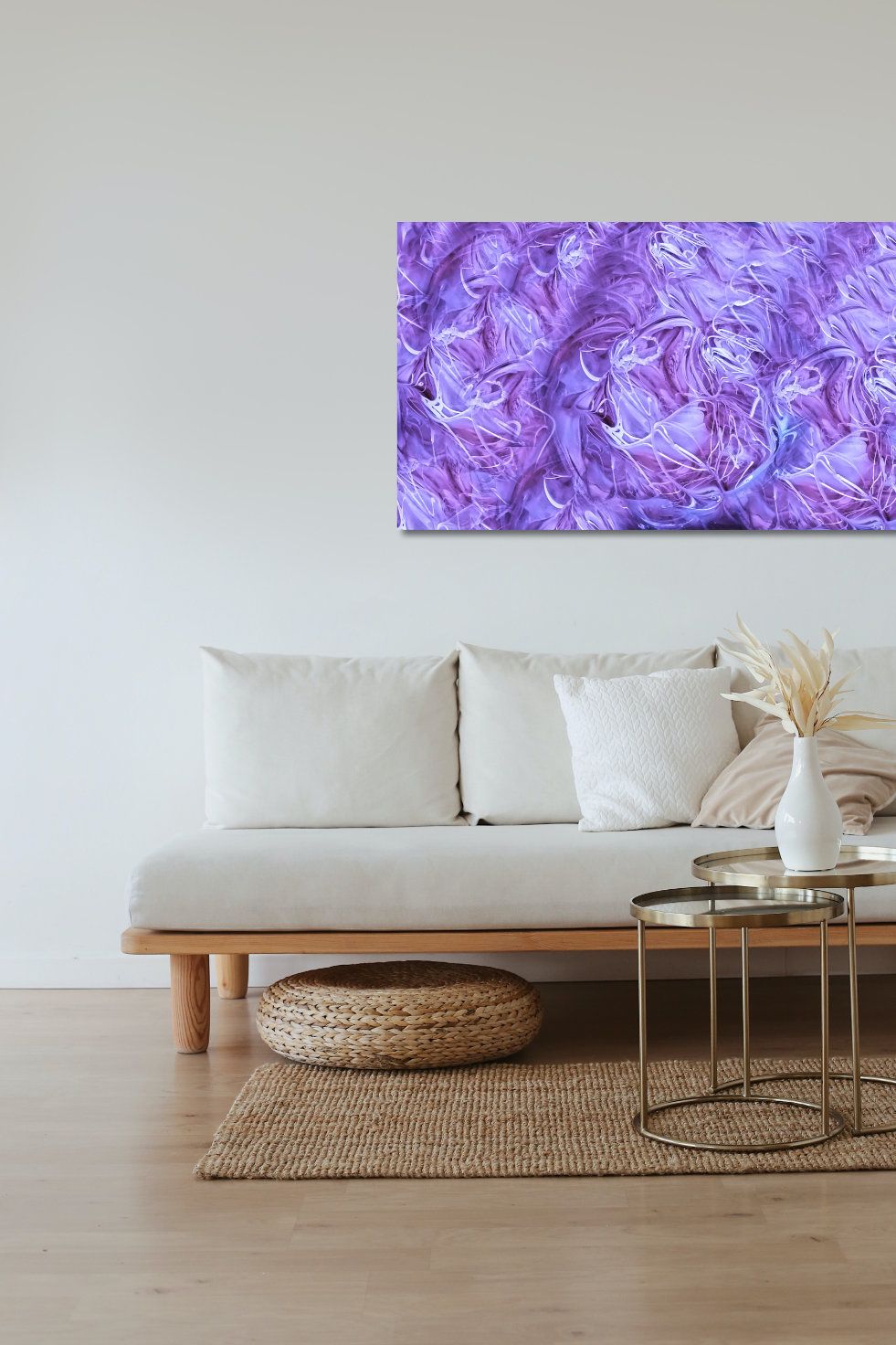 Wall Decor Purple Swirls, Abstract Poster Print – Mikemburkedesigns Pertaining To Recent Swirly Rectangular Wall Art (View 14 of 20)