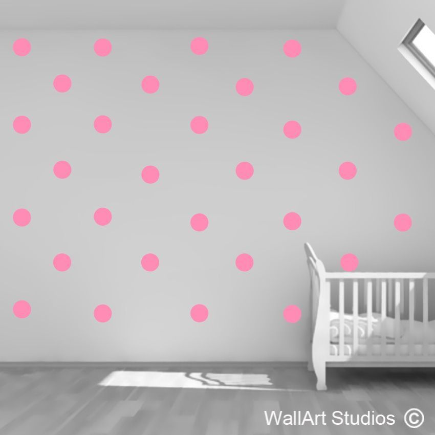 Wallart Studios | Nursery Wall Art Decals, Polka Dots Wall, Polka Dot Pertaining To Most Current Open Dotswall Art (View 2 of 20)