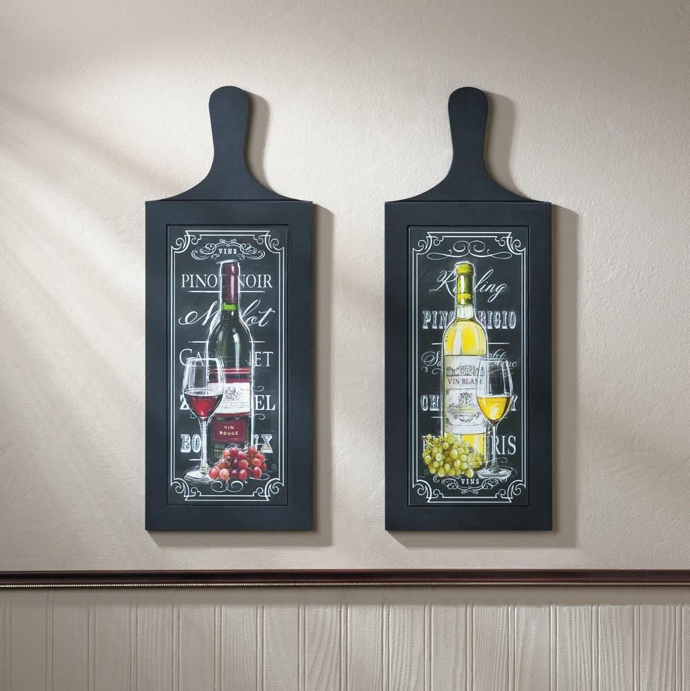Wine Bottle Wall Art Duo Wholesale At Koehler Home Decor Throughout Most Up To Date Wine Wall Art (View 14 of 20)