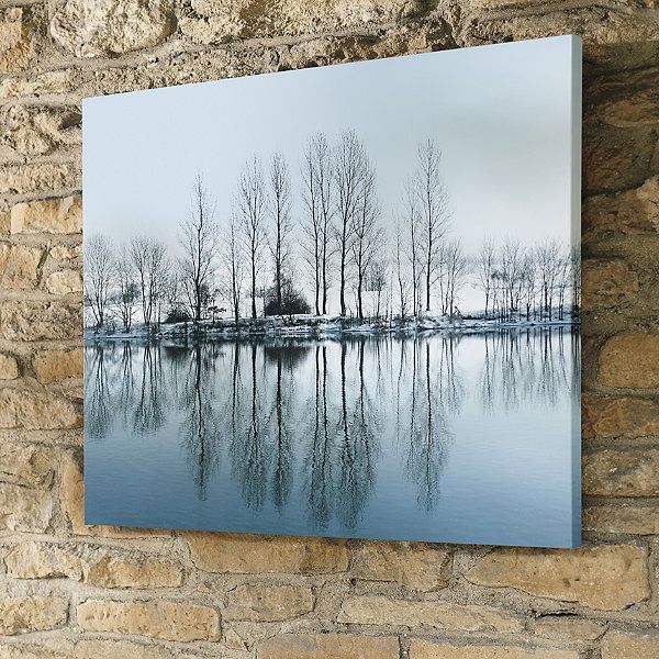 Winter Reflection Outdoor Art | Grandin Road | Outdoor Art, Outdoor With Current Reflection Wall Art (View 2 of 20)