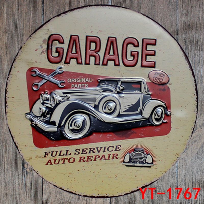 Zjy Garage Full Service Auto Repair Bar Pub Home Garage Wall Art Regarding Newest Mechanics Wall Art (View 1 of 20)
