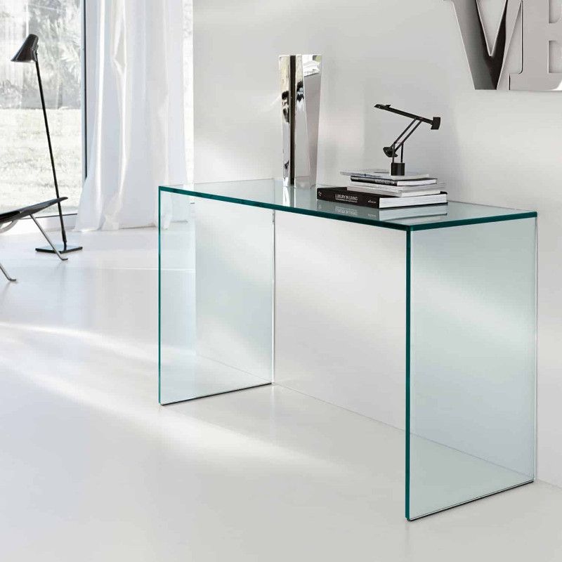 10 Glass Minimalist Console Tables For Modern Entryway For Mirrored And Chrome Modern Console Tables (View 15 of 20)