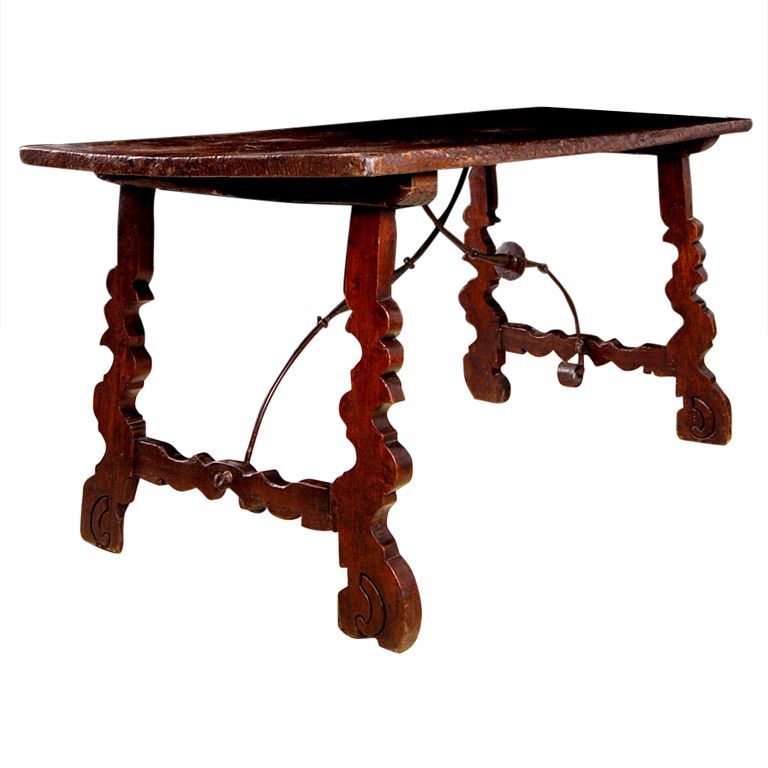 18th Century Spanish Console Table With Iron Stretcher (View 2 of 20)
