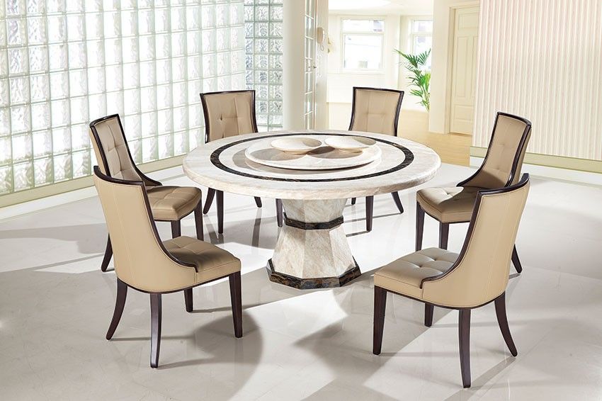 7 Pc Dining Set With Round Dining Table – Superco Appliances, Furniture Regarding 2 Piece Round Console Tables Set (View 15 of 20)