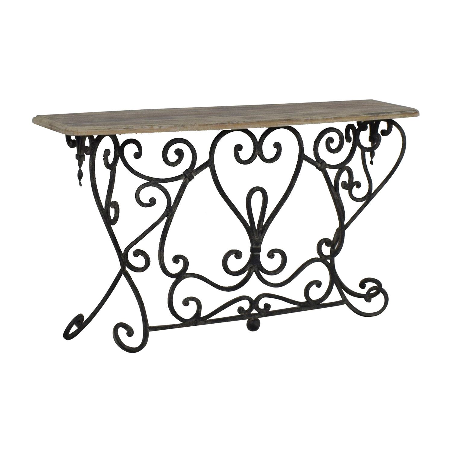 90% Off – Wrought Iron Console Table / Tables Regarding Wrought Iron Console Tables (View 12 of 20)