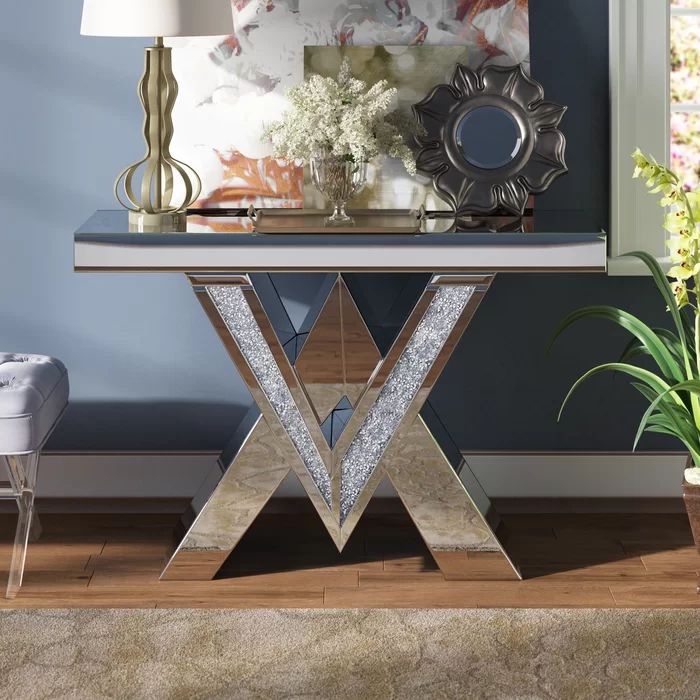 Aayush 47'' Console Table | Mirrored Console Table, Console Table With Regard To Mirrored And Chrome Modern Console Tables (View 6 of 20)