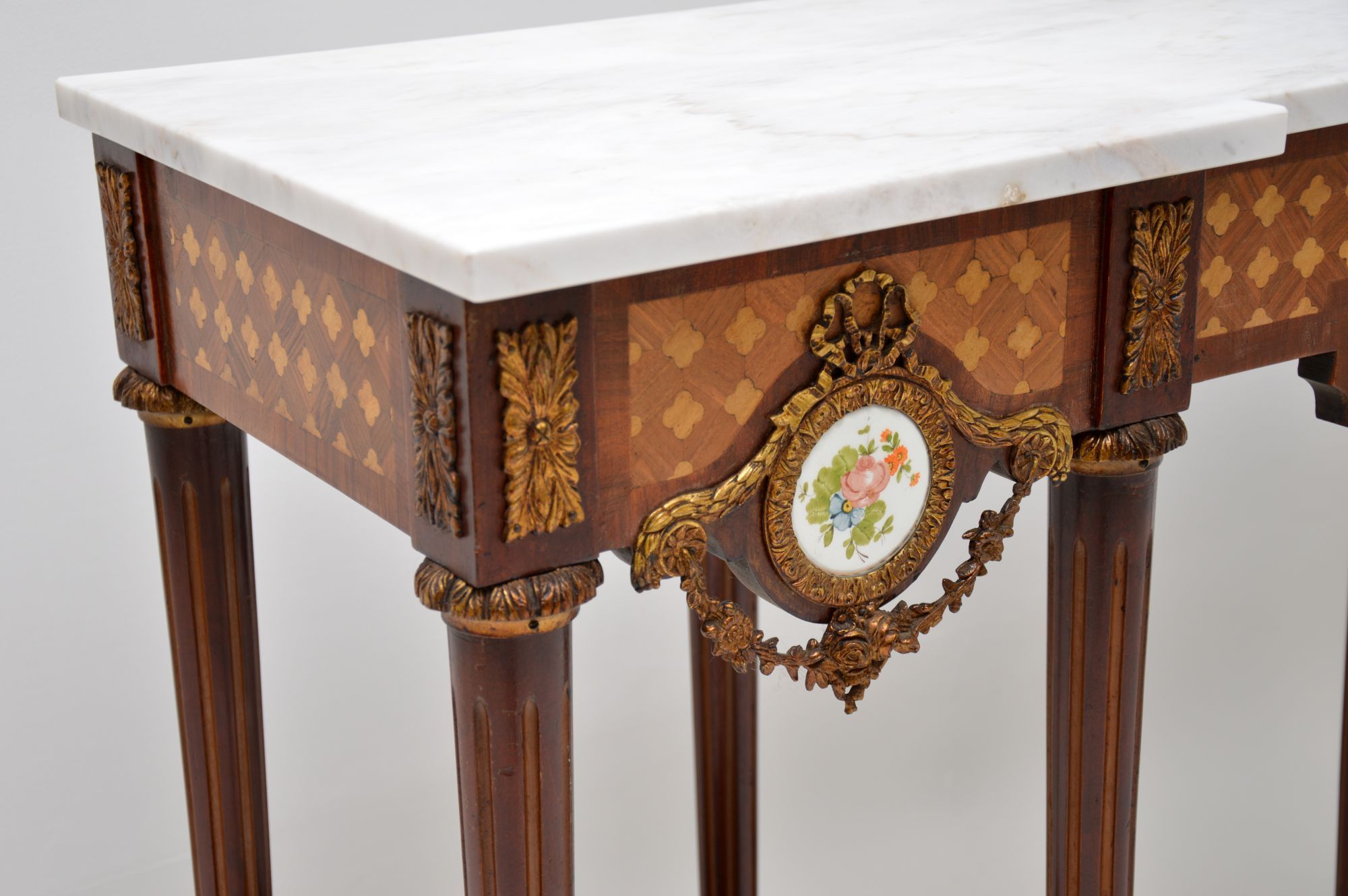 Antique French Marble Top Console Table – Marylebone Antiques For Marble Top Console Tables (View 15 of 20)