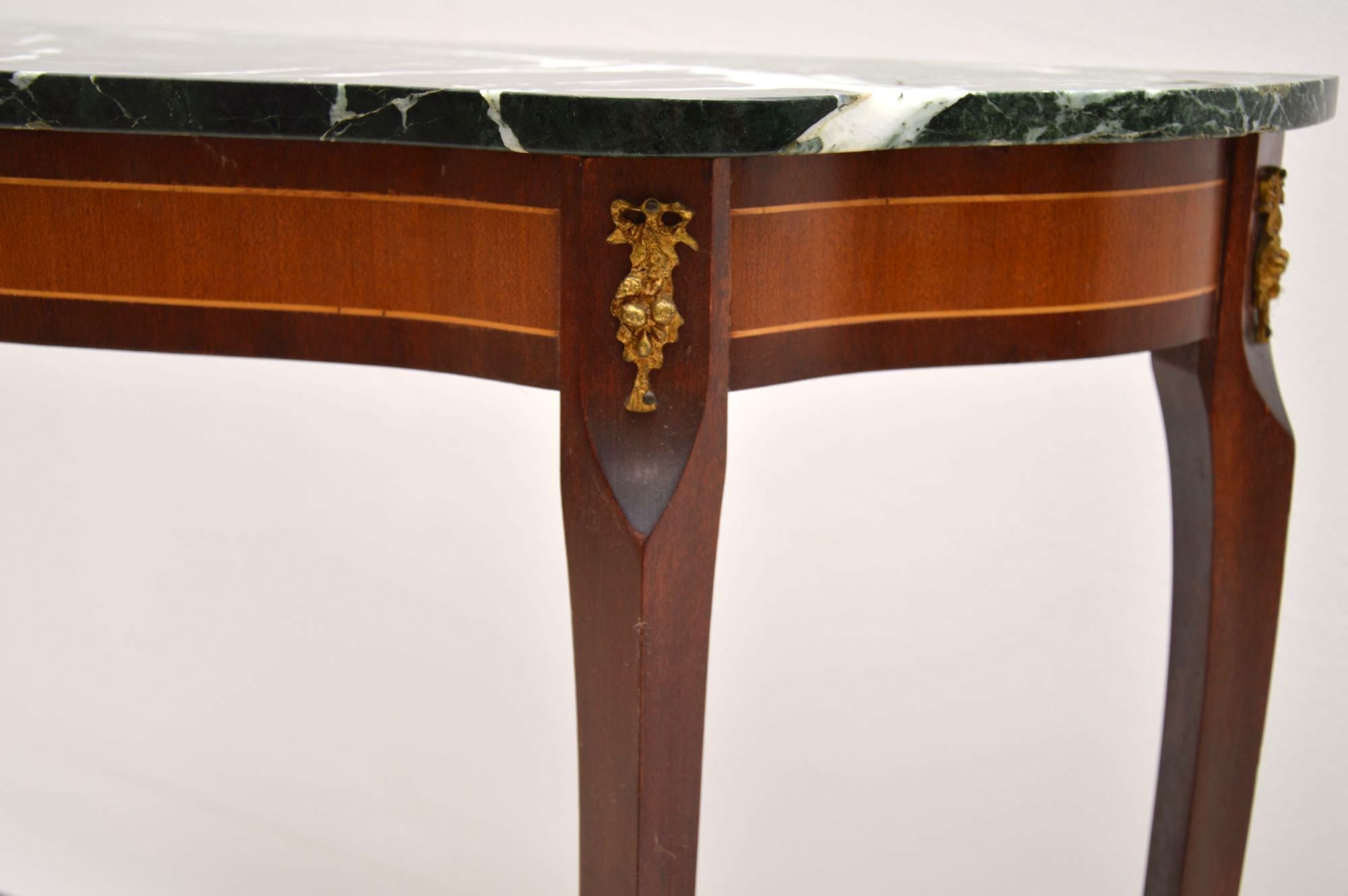 Antique French Marble Top Console Table – Marylebone Antiques With Marble Top Console Tables (View 9 of 20)