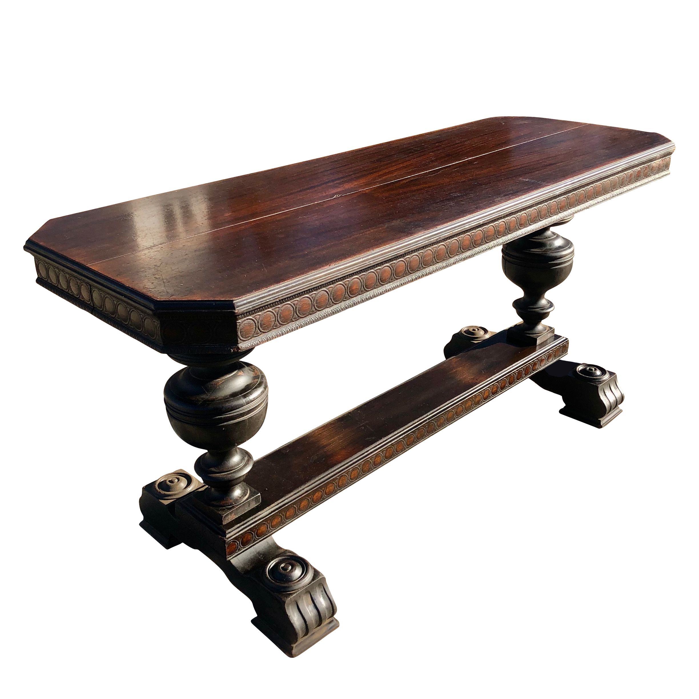 Antique Mahogany Expanding Library Console Tablekiel Furniture Regarding Antique Console Tables (View 7 of 20)