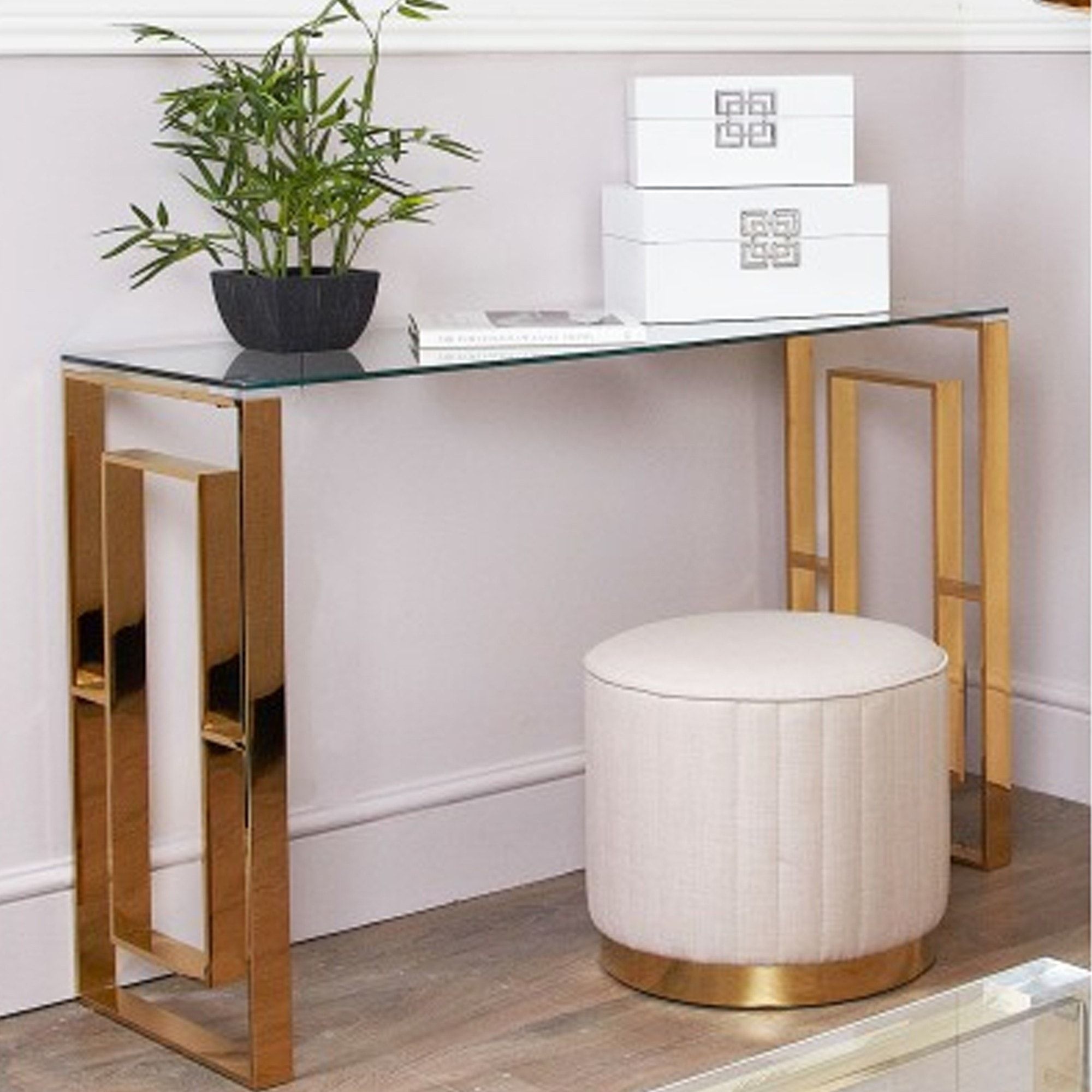 Apex Metal Console Table | Gold Metal Console Table | Console Table With Regard To Antique Gold Aluminum Console Tables (View 7 of 20)