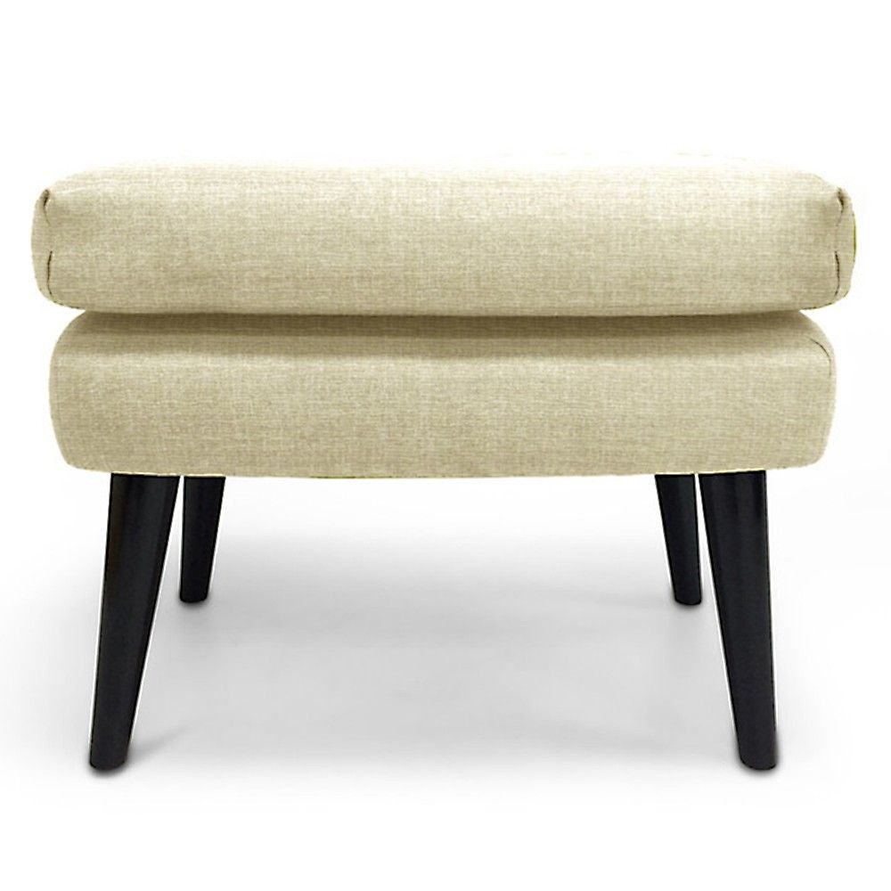 Baker Ottoman ( Cream ) | Furniture & Home Décor | Fortytwo With Cream Pouf Ottomans (View 11 of 20)