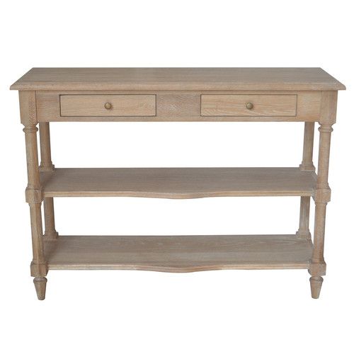 Bellina Console White Washed | Temple & Webster With Oceanside White Washed Console Tables (View 17 of 20)